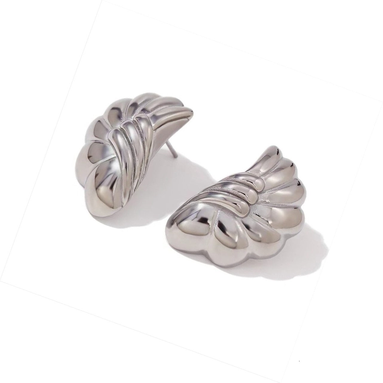 Stainless steel earring